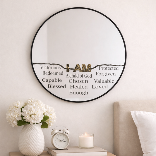 Handcrafted Affirmation Mirror